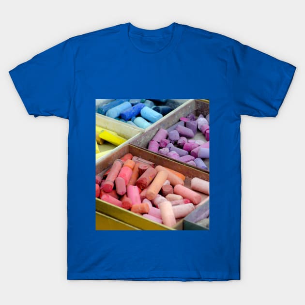 Colorful boxes of pastels T-Shirt by iyd39